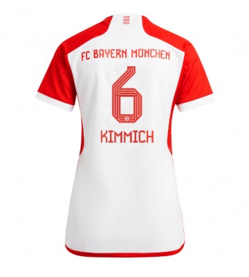 Bayern Munich Joshua Kimmich #6 Koszulka Podstawowych Kobiety 2023-24 Krótki Rękaw